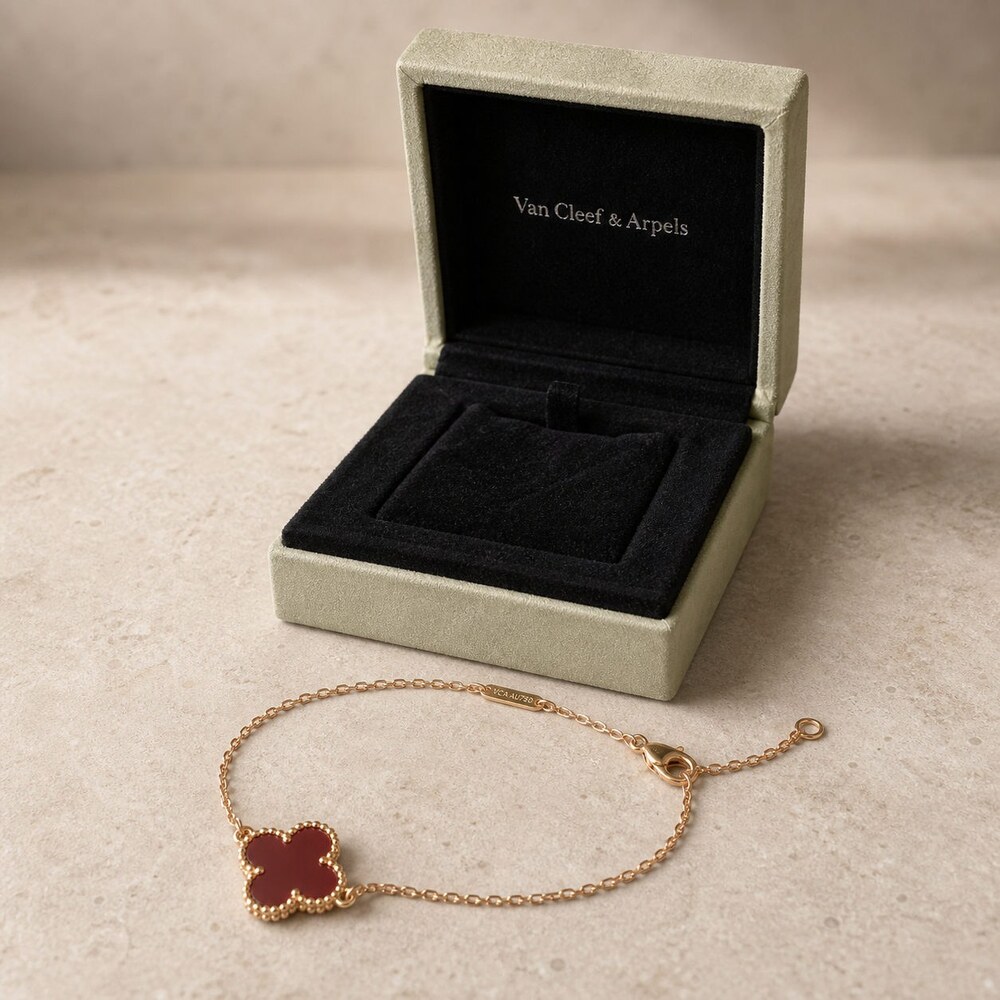 Van Cleef & Arpels Elegant Signature Bracelet Style 3 | New with Box - Picture 2 of 9